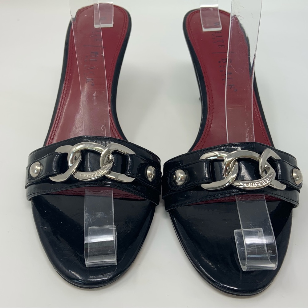 White House Black Market Randy Sandals Black - Picture 2 of 7